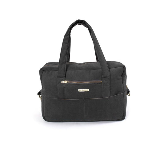 WICKELTASCHE MOMMY BAG CORD STONE GREY