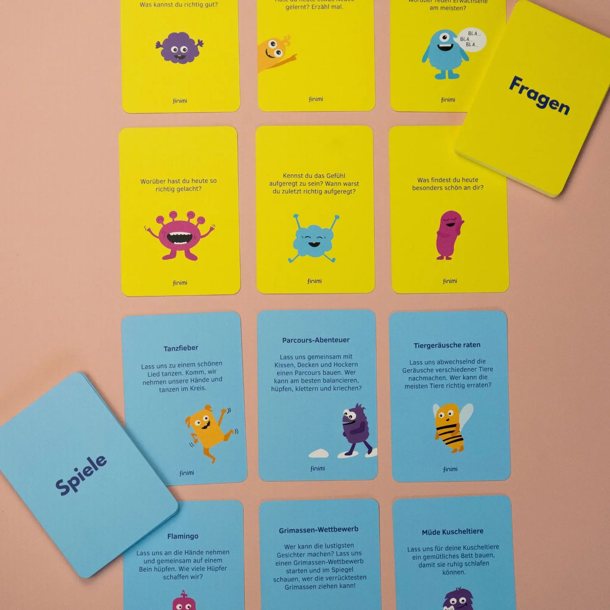 Finimi – Ask & Task Kartenset „Für Kinder 3-6 Jahre", Deutsch
