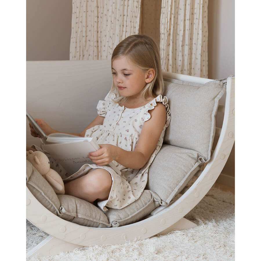 FitWood - Kletterbogen "Luoto" (Wippe, Spielbogen, Tisch und mehr)