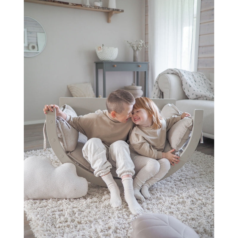 FitWood - Kletterbogen "Luoto" (Wippe, Spielbogen, Tisch und mehr)