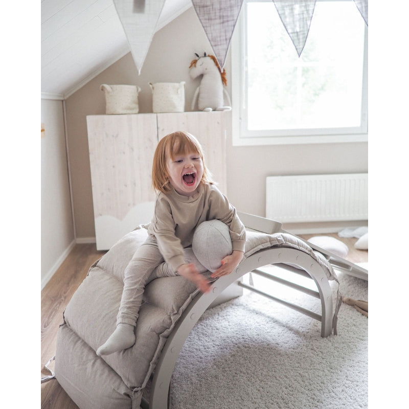 FitWood - Kletterbogen "Luoto" (Wippe, Spielbogen, Tisch und mehr)