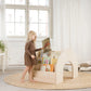 FitWood - Montessori Bücherregal & Schreibtisch "Kumpu White"