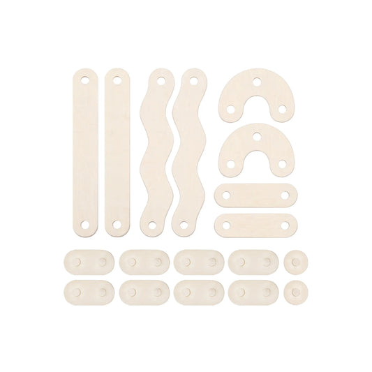 FitWood - Schwebebalken / Balancierbalken "Polku" L