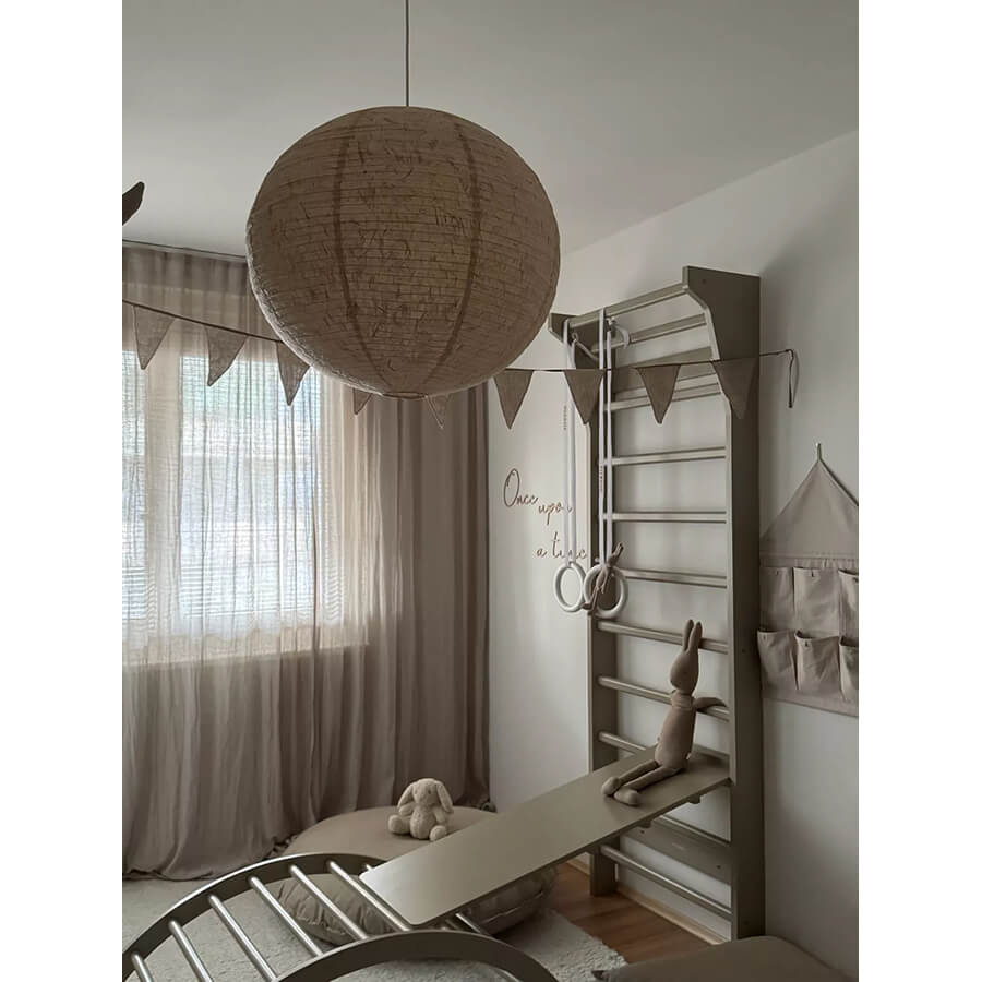 FitWood - Sprossenwand "Taimi Beige" für Kinder und Erwachsene