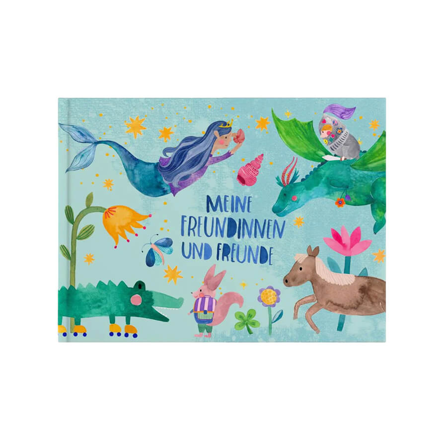 Frau Ottilie – Freundebuch Schule, DIN A5, Recyclingpapier