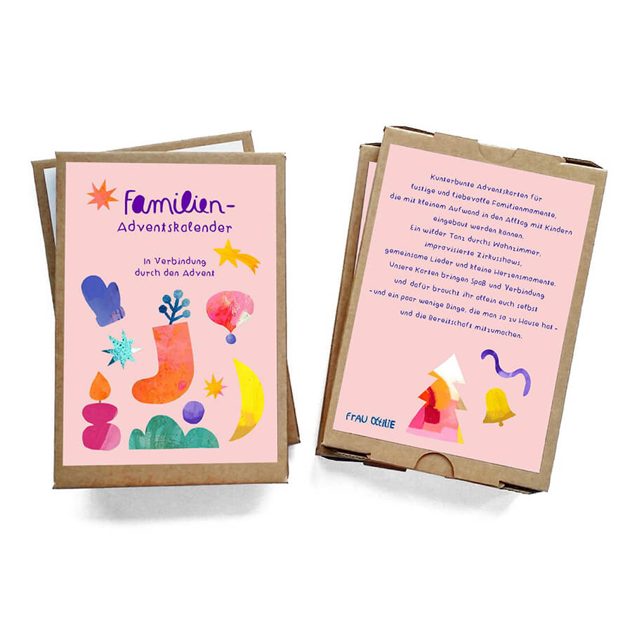 Frau Ottilie – Adventskalender-Karten für Familien, 24 Aktivitäten