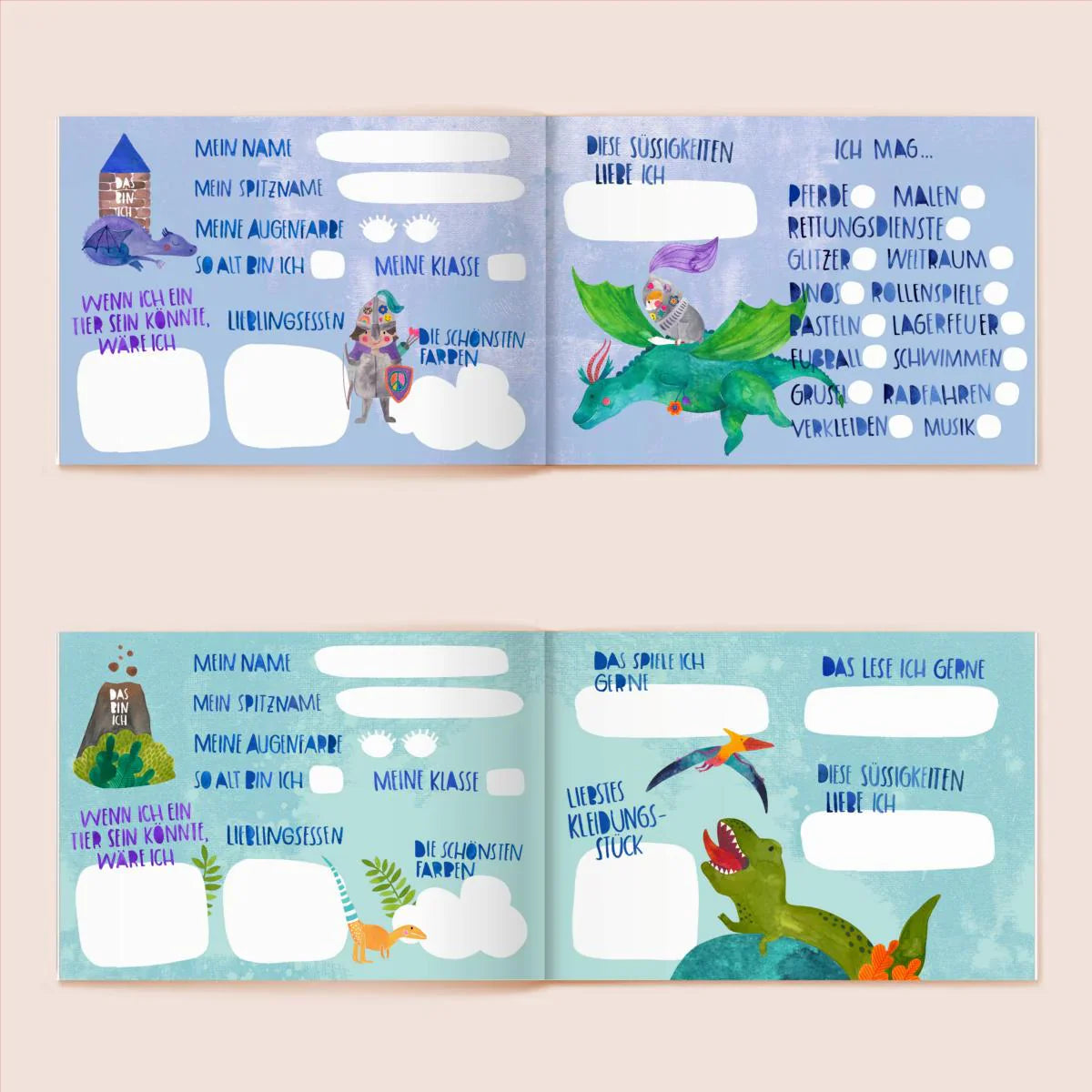 Frau Ottilie – Freundebuch Schule, DIN A5, Recyclingpapier