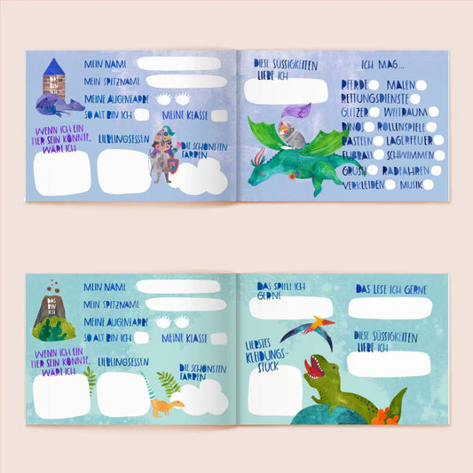 Frau Ottilie – Freundebuch Schule, DIN A5, Recyclingpapier