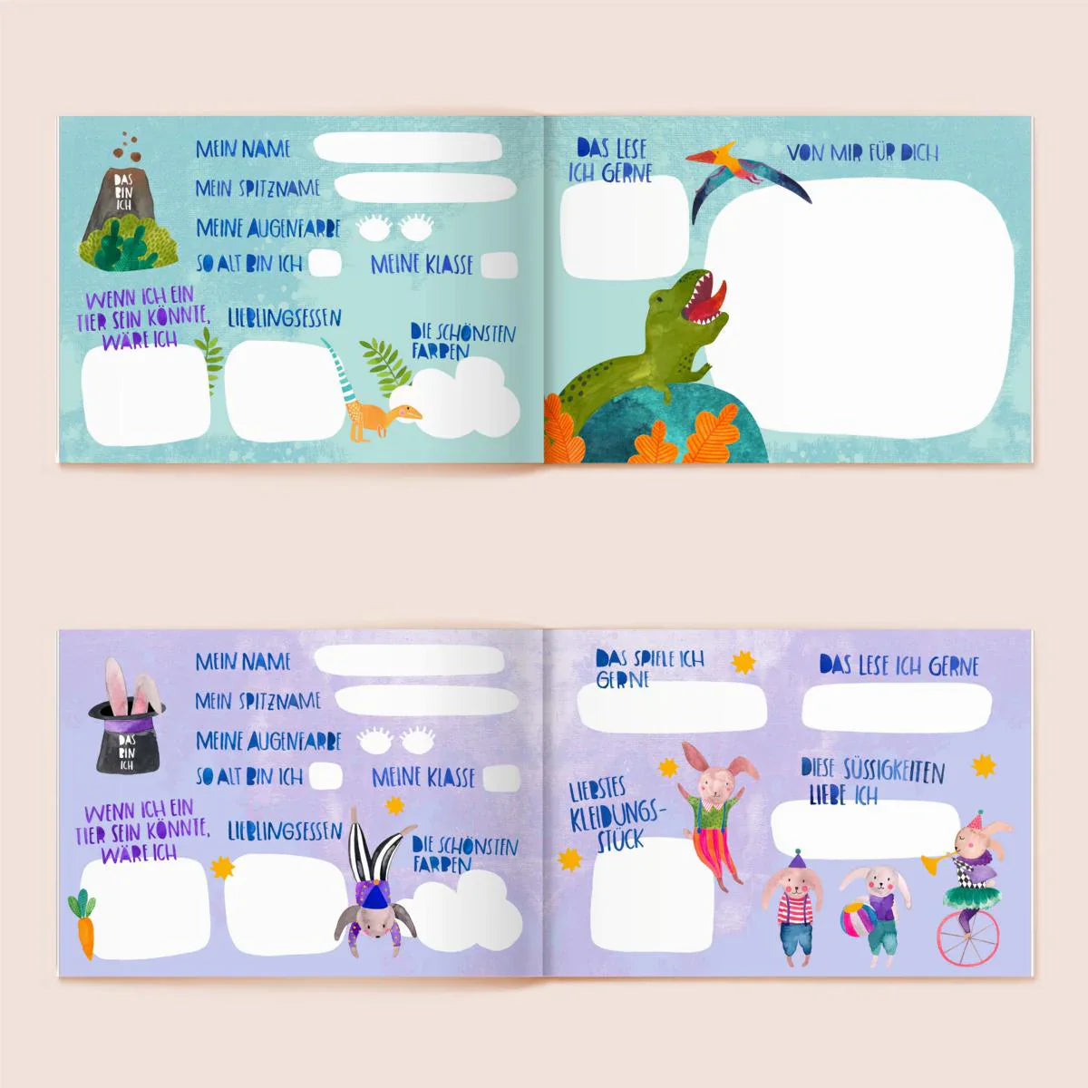 Frau Ottilie – Freundebuch Schule, DIN A5, Recyclingpapier