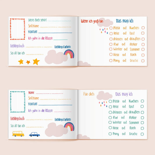 Frau Ottilie – Freundebuch "Alle meine Schulfreunde", DIN A5