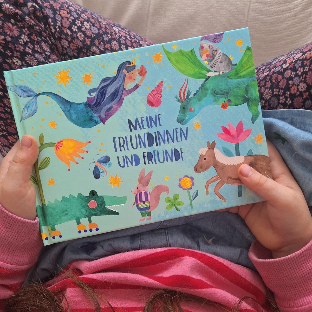 Frau Ottilie – Freundebuch Schule, DIN A5, Recyclingpapier