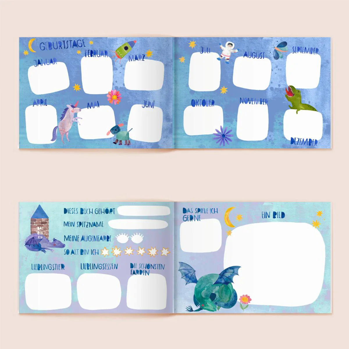 Frau Ottilie – Kindergarten Freundebuch „Meine Freundinnen & Freunde“