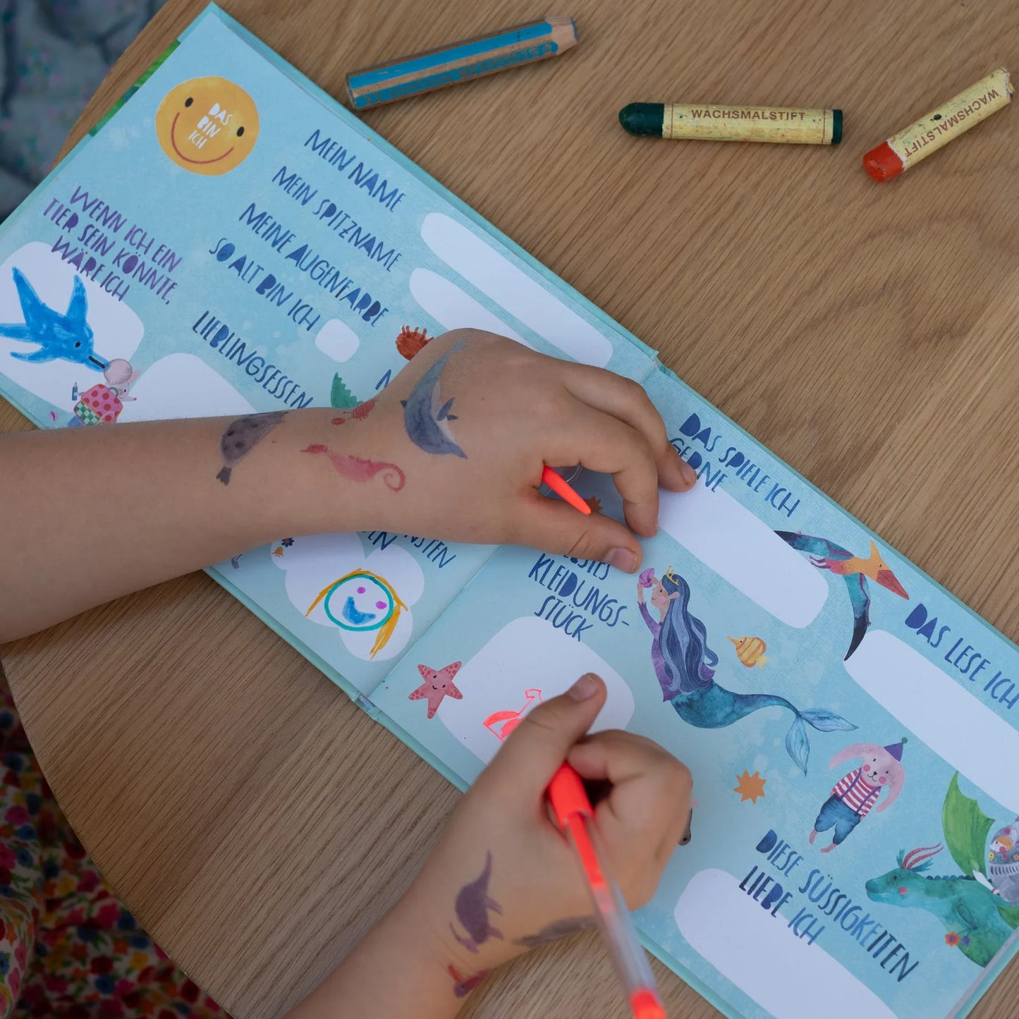 Frau Ottilie – Freundebuch Schule, DIN A5, Recyclingpapier