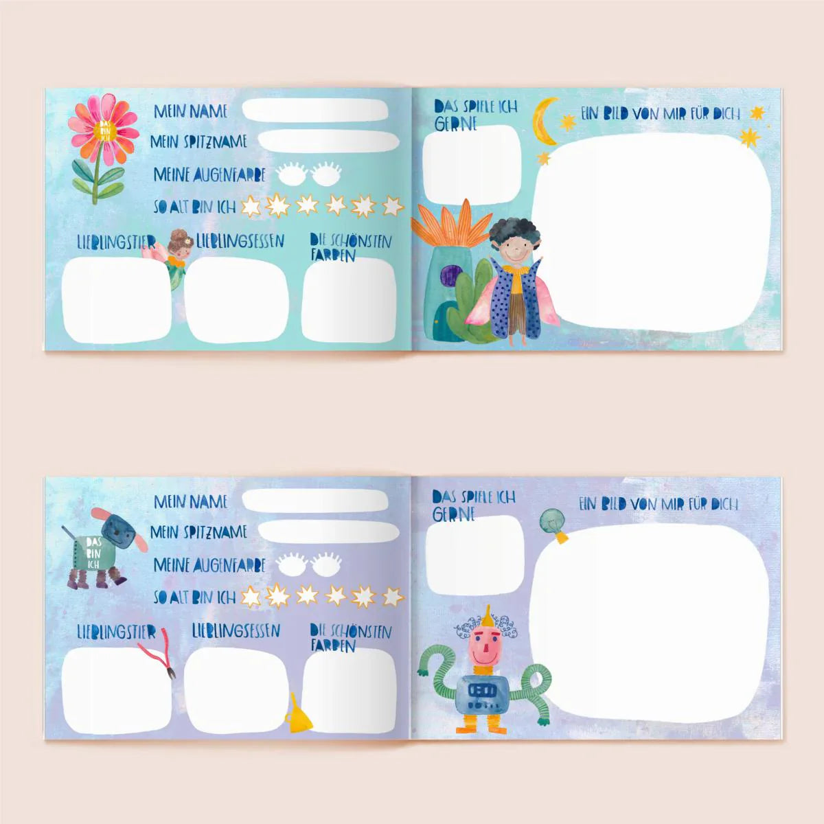 Frau Ottilie – Kindergarten Freundebuch „Meine Freundinnen & Freunde“