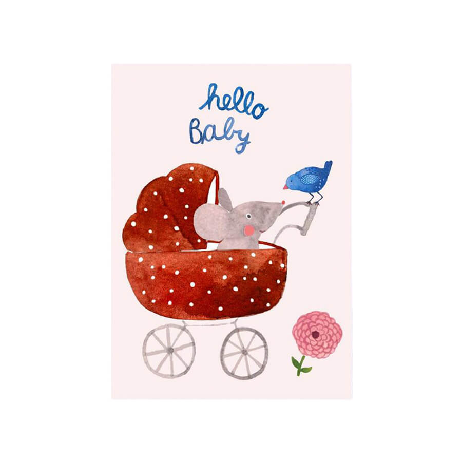 Frau Ottilie – Postkarte aus Recyclingpapier, nachhaltig & hochwertig