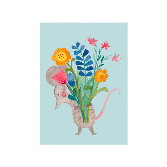 Frau Ottilie – Postkarte aus Recyclingpapier, nachhaltig & hochwertig