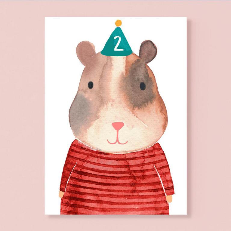 Frau Ottilie – Postkarte aus Recyclingpapier, nachhaltig & hochwertig