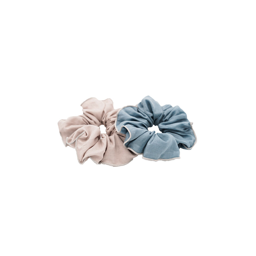 Grech & Co - Haargummi "Scrunchie Laguna & Bog", 2er Set