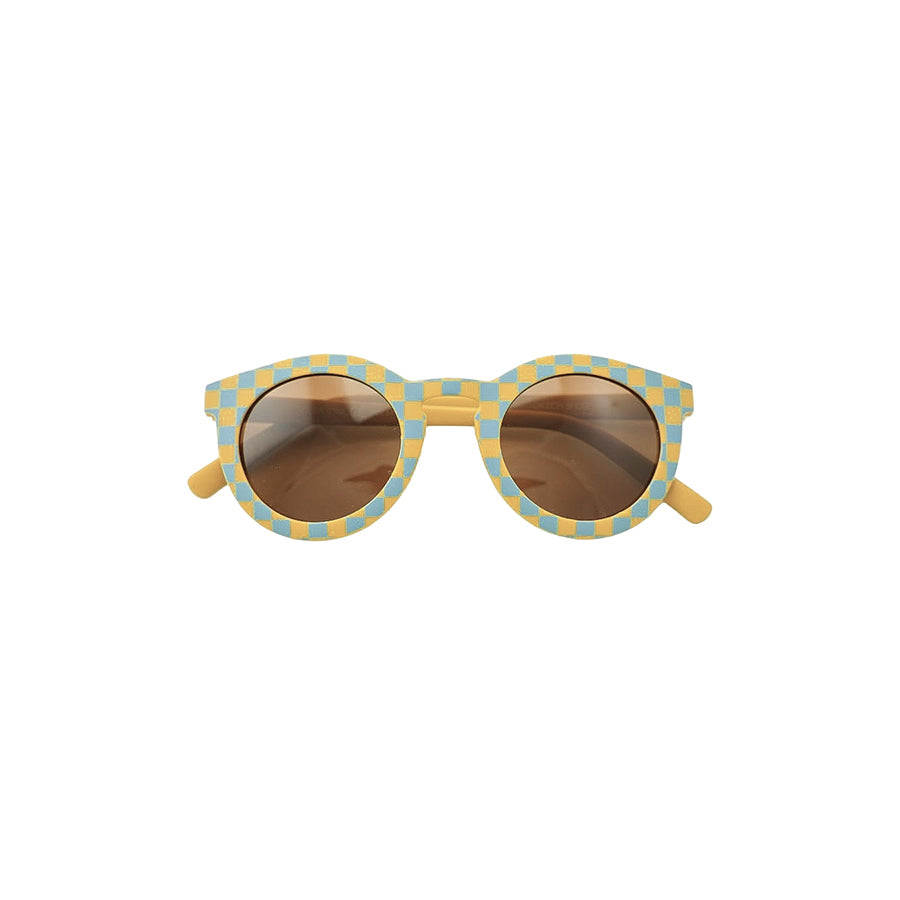 Grech & Co - Polarisierte Sonnenbrille für Kinder "Checks Laguna & Wheat"