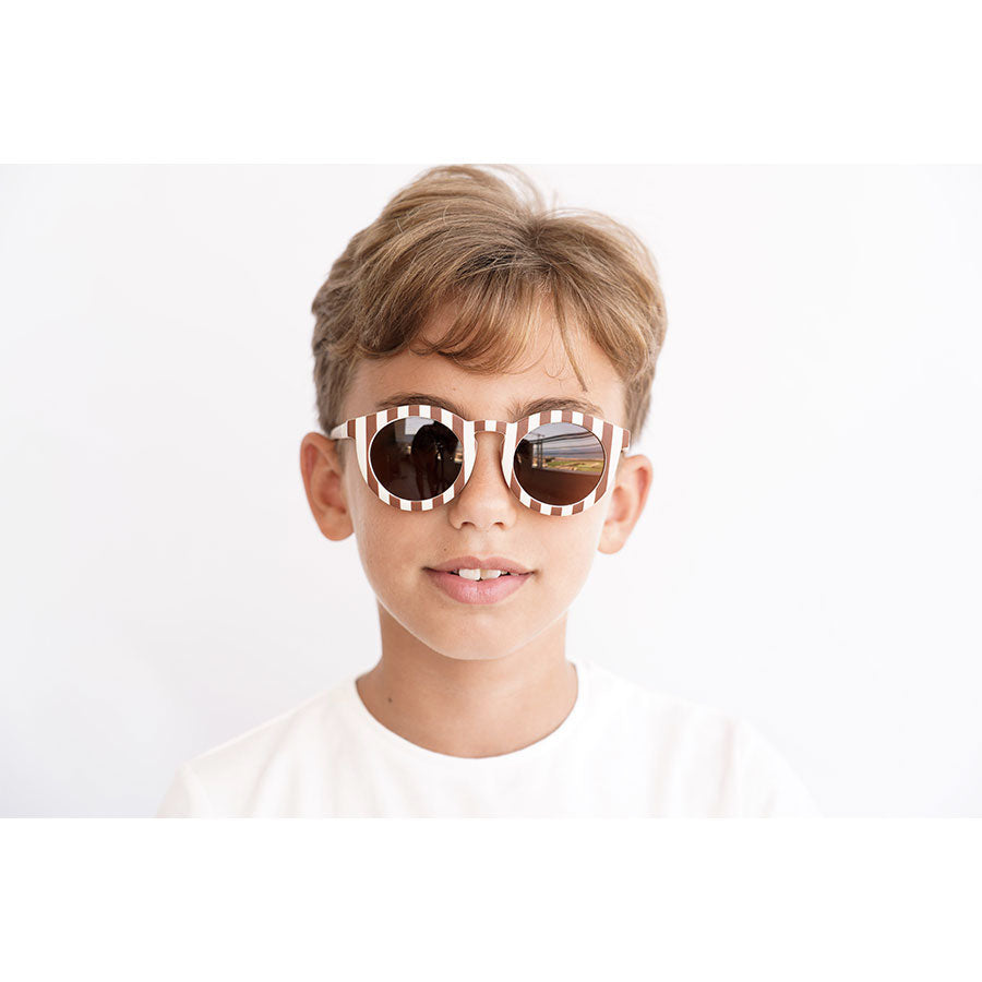 Grech & Co - Polarisierte Sonnenbrille für Kinder "Stripes Atlas & Tierra"