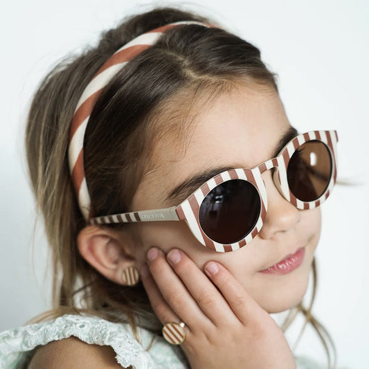 Grech & Co - Polarisierte Sonnenbrille für Kinder "Stripes Atlas & Tierra"