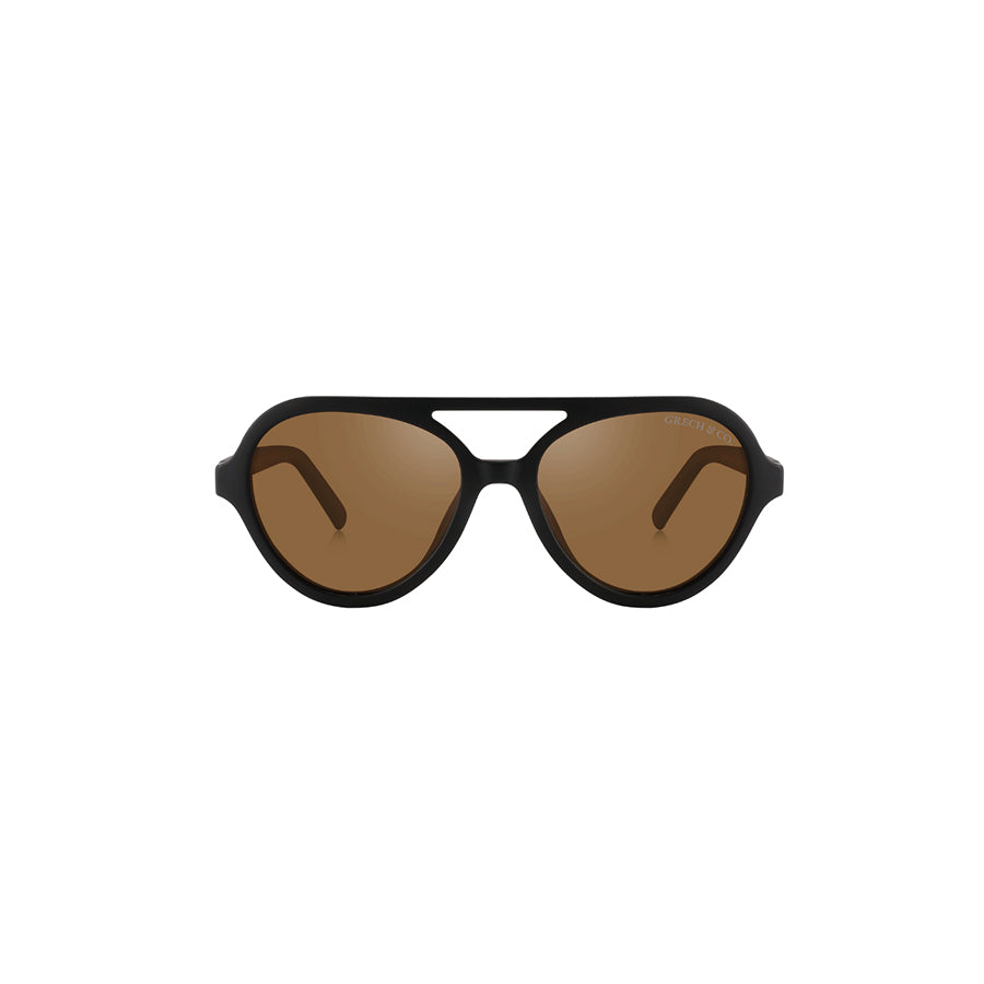 Grech & Co - Polarisierte Sonnenbrille für Kinder Aviator "Black"