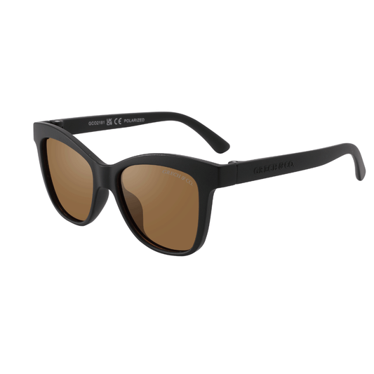 Grech & Co - Polarisierte Sonnenbrille Iconic Wayfarer "Black"