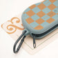 Grech & Co - Sonnenbrillen-Etui "Checks Laguna & Wheat"