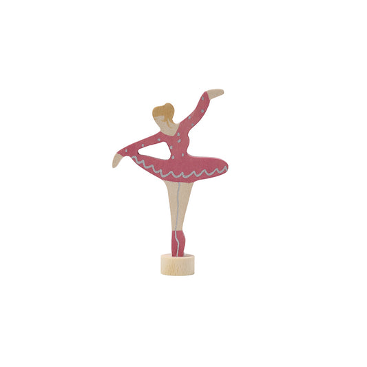 Grimms - Steckfigur Ballerina Rubinrot