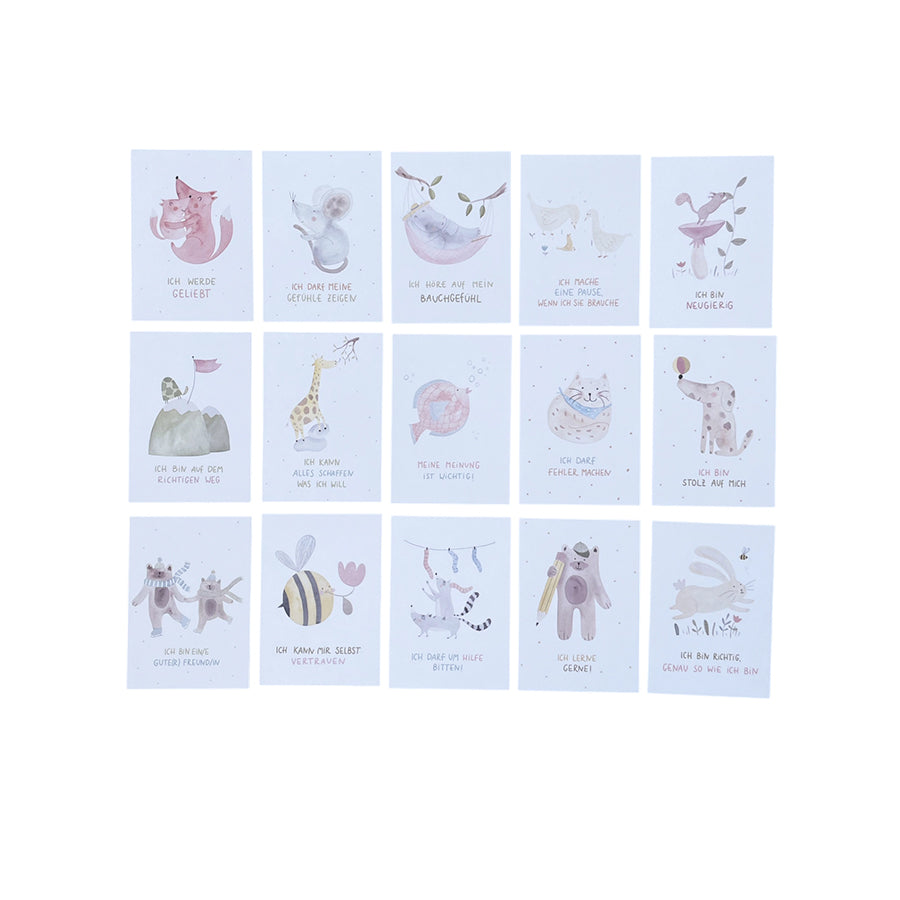 Hannahs Firlefanz – Affirmationskarten für Kinder mit 15 Sprüchen