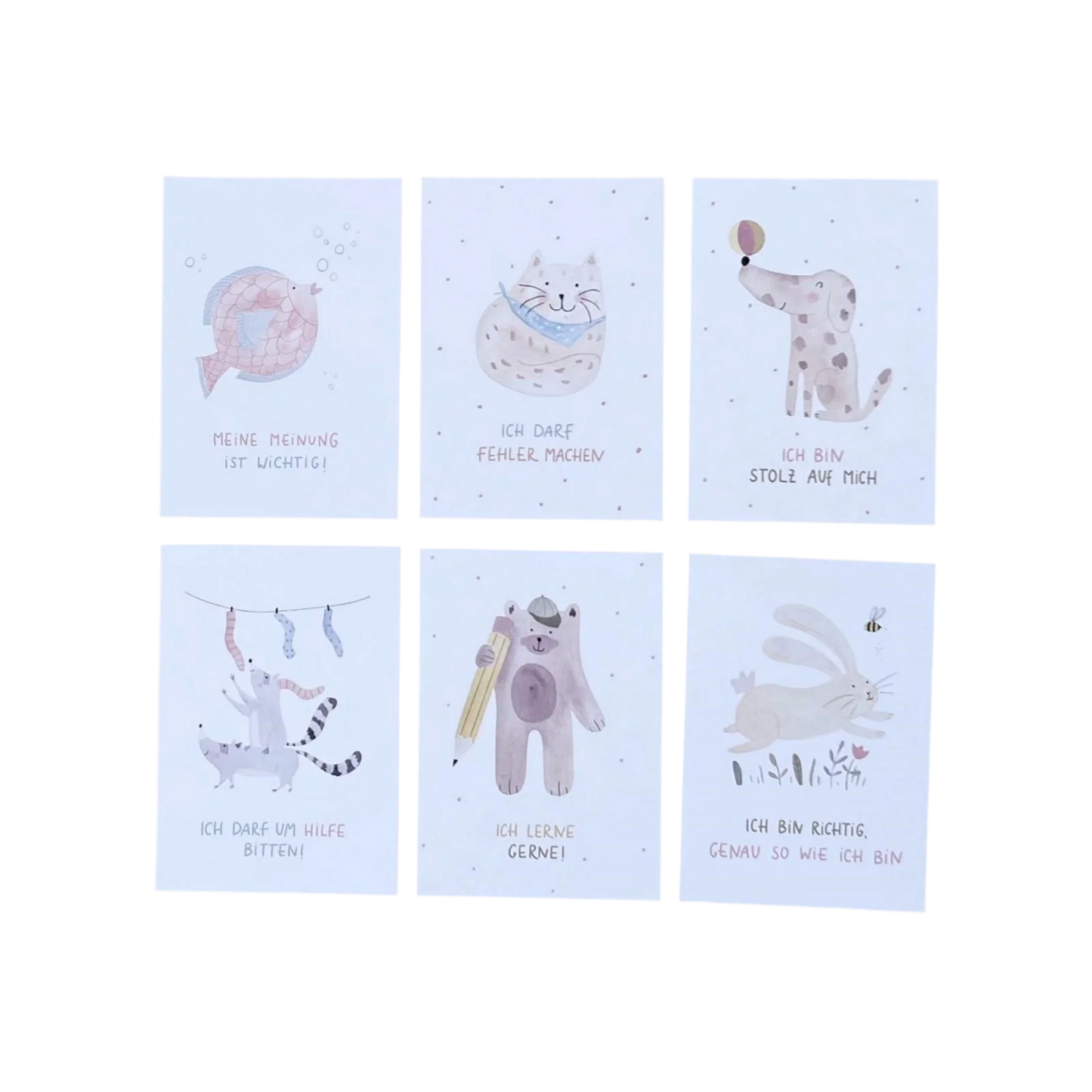 Hannahs Firlefanz – Affirmationskarten für Kinder mit 15 Sprüchen