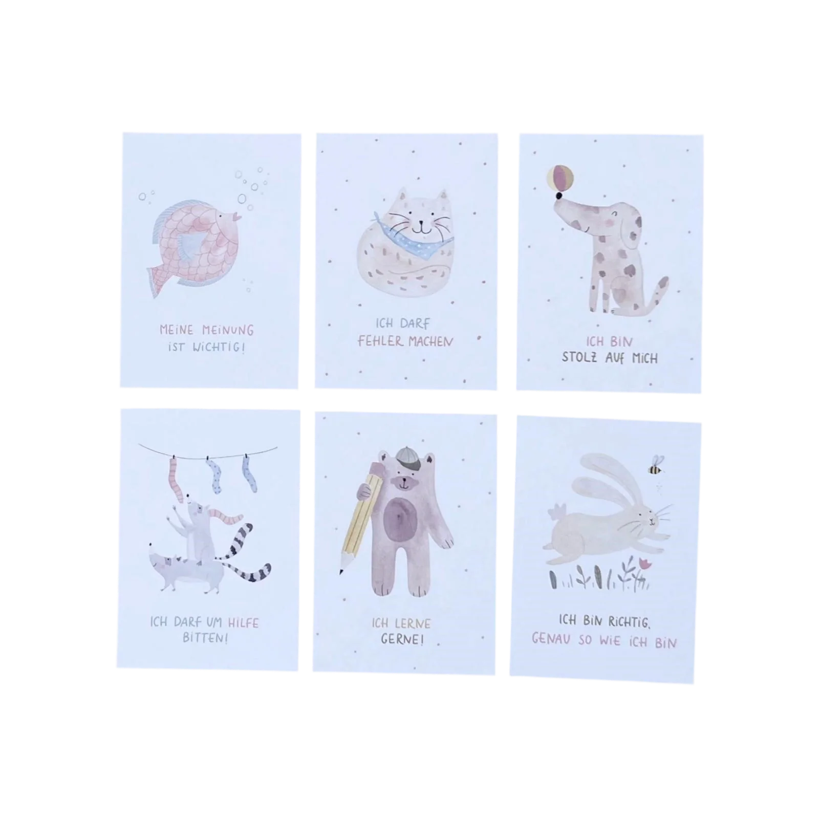 Hannahs Firlefanz – Affirmationskarten für Kinder mit 15 Sprüchen