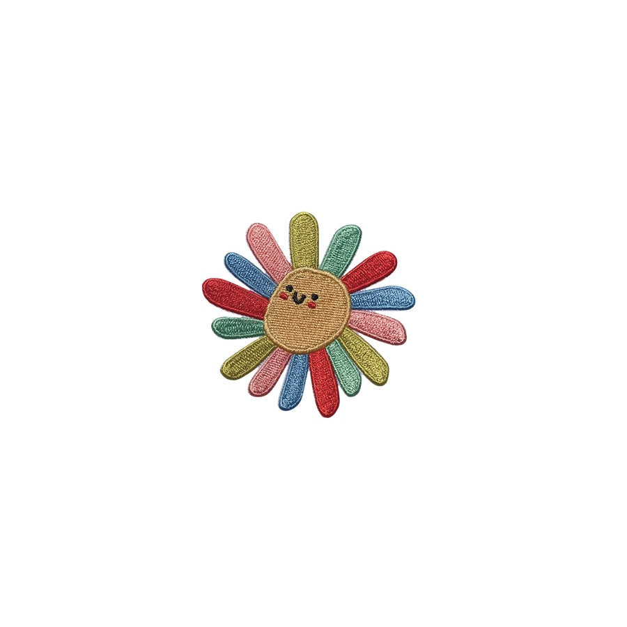 Hannahs Firlefanz – Bügelpatch „Blume“ zum Aufbügeln, Aufnäher