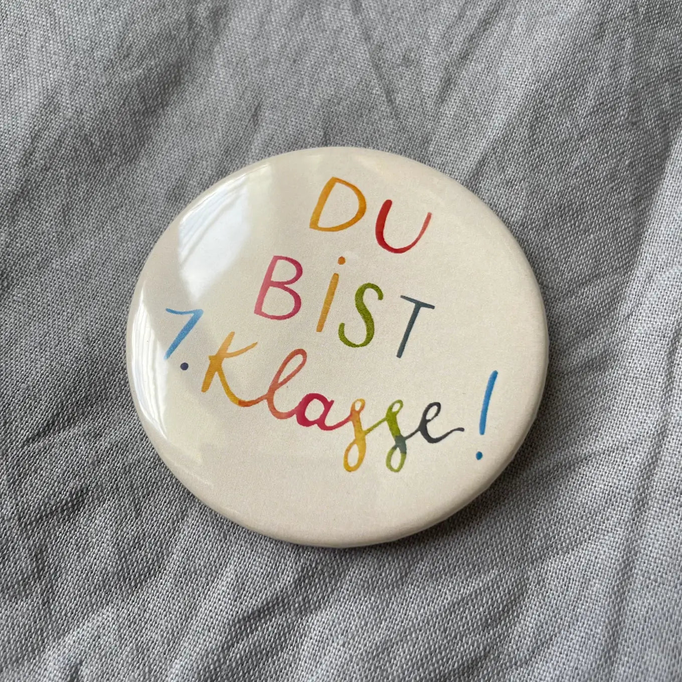 Hannahs Firlefanz – Button „Du bist 1. Klasse!“ zur Einschulung