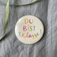 Hannahs Firlefanz – Button „Du bist 1. Klasse!“ zur Einschulung