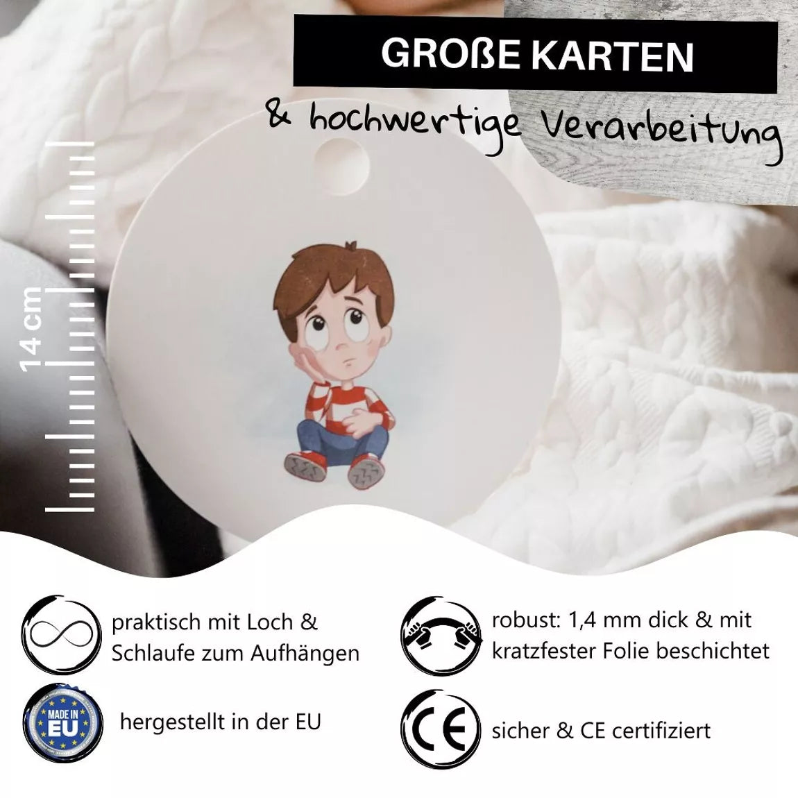 Hanniline - Gefühlskarten für Kinder (2-7 Jahre)