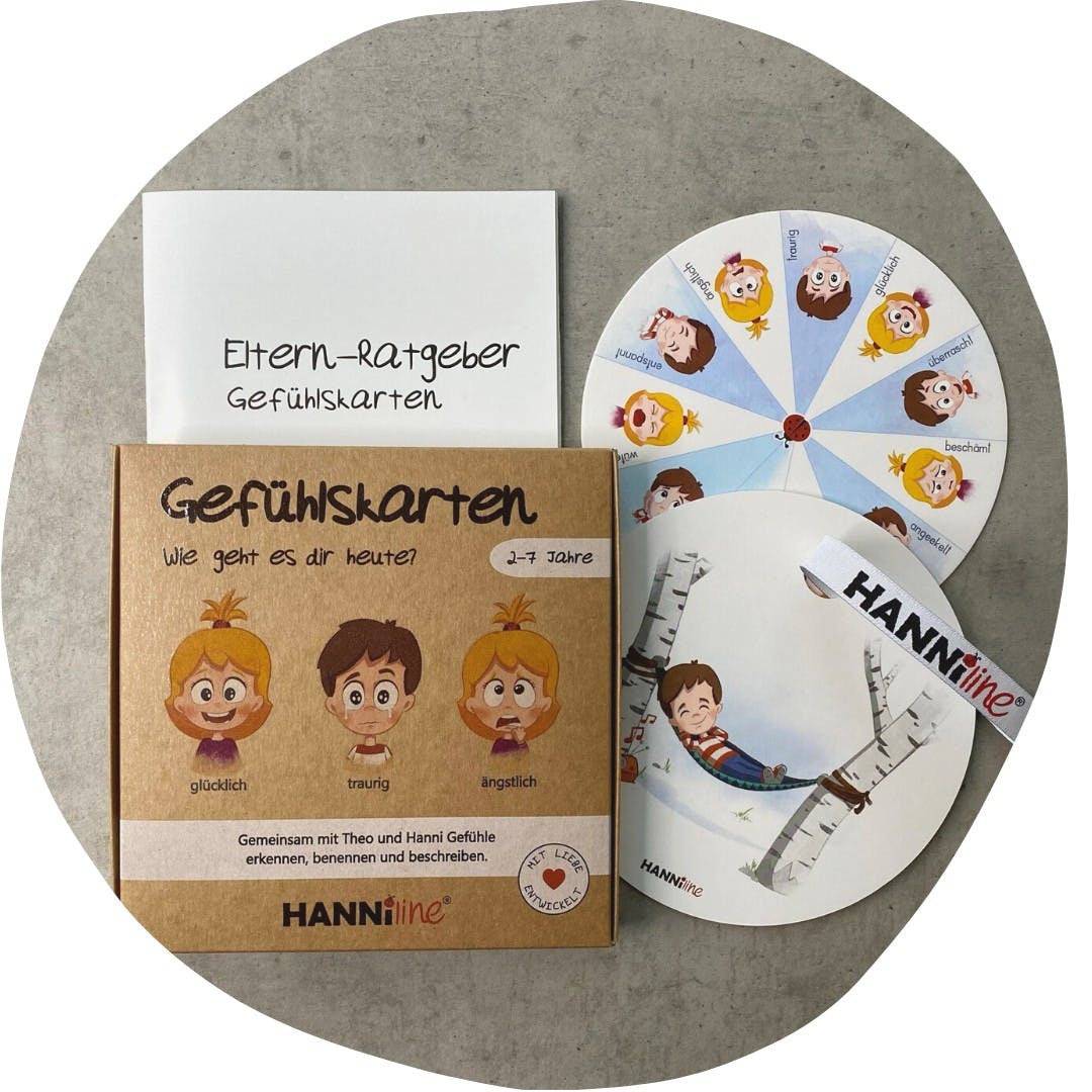 Hanniline - Gefühlskarten (2-7 Jahre)