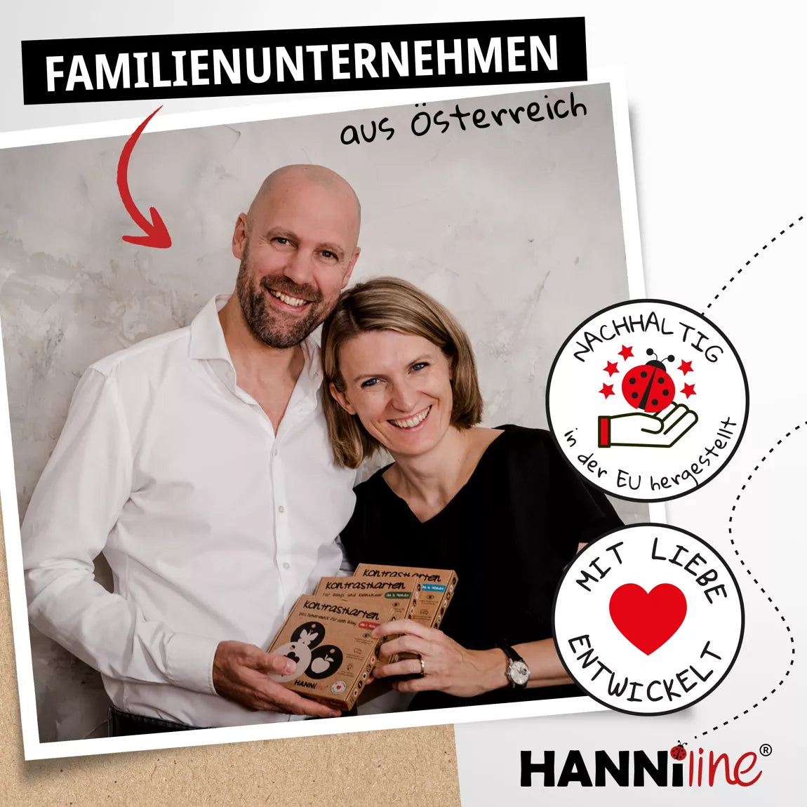 Hanniline - Kontrastkarten ab dem 3. Lebensmonat