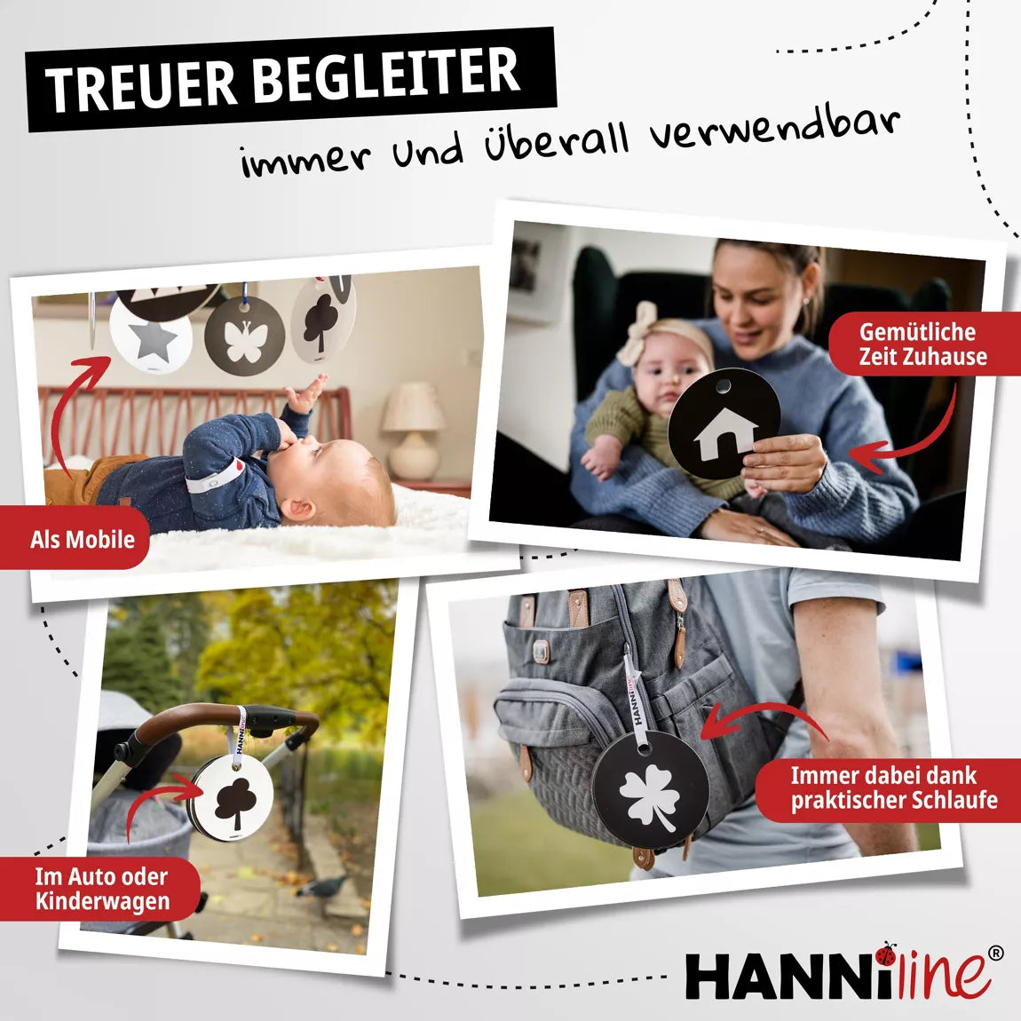 Hanniline - Kontrastkarten ab dem 1. Lebensmonat