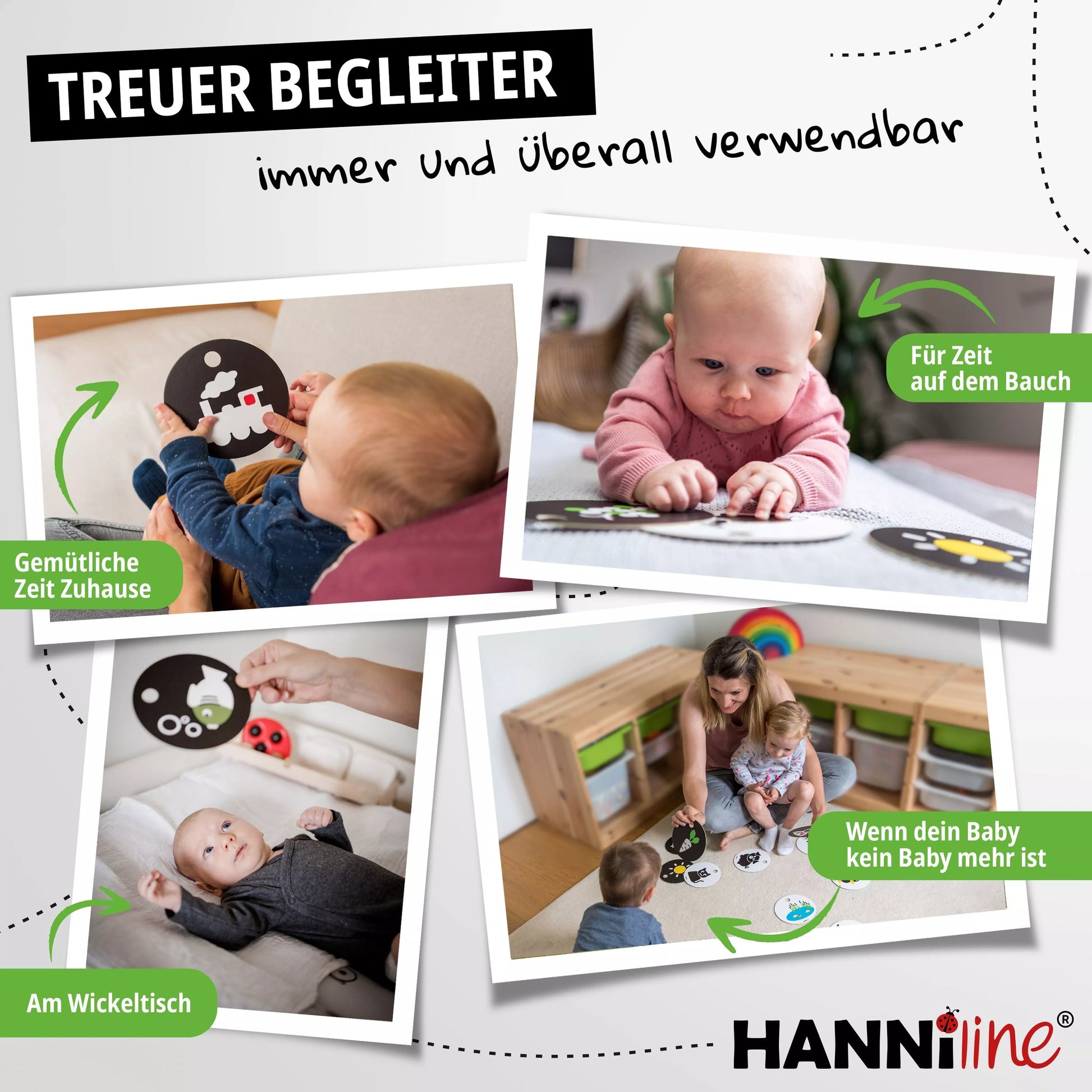 Hanniline - Kontrastkarten ab dem 3. Lebensmonat