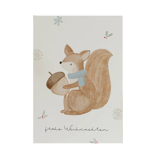 Hej Hanni - Weihnachtskarte "Eichhörnchen", Postkarte