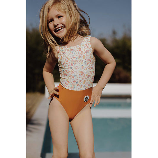 Hello Hossy - Badeanzug "Dried Flowers" für Kinder