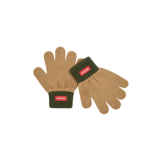 Hello Hossy - Kinder Handschuhe "Pistachio", Bio-Baumwolle / OEKO-Tex