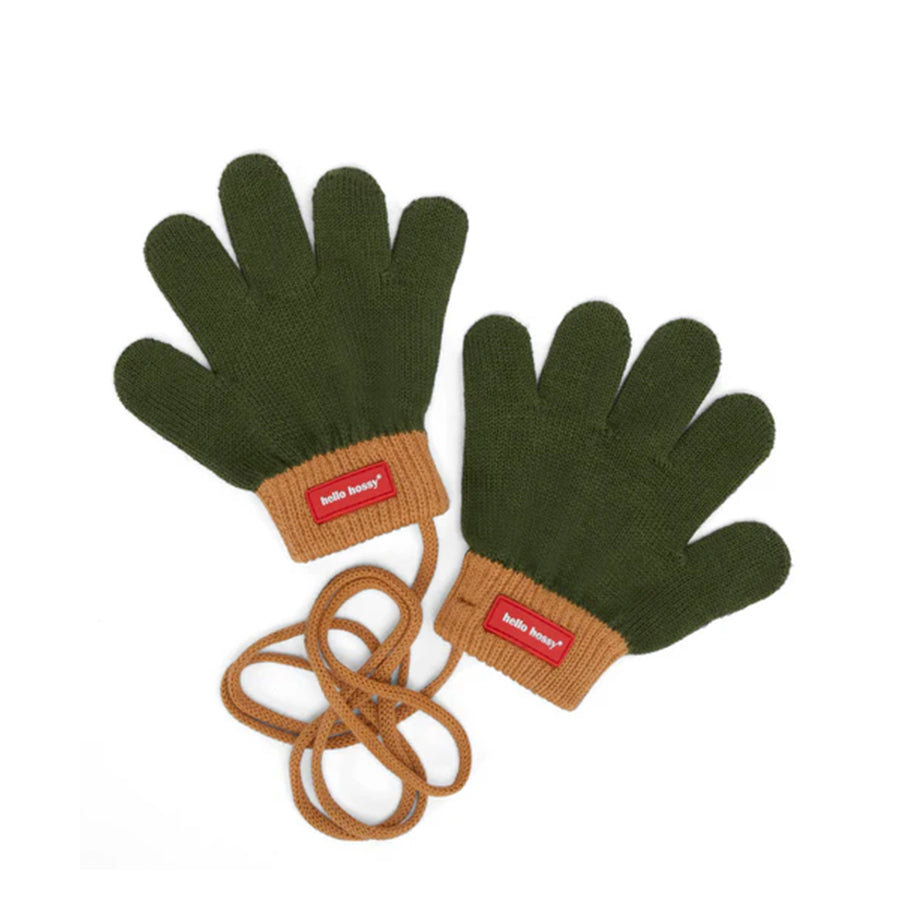 Hello Hossy - Kinder Handschuhe "Forest", Bio-Baumwolle / OEKO-Tex