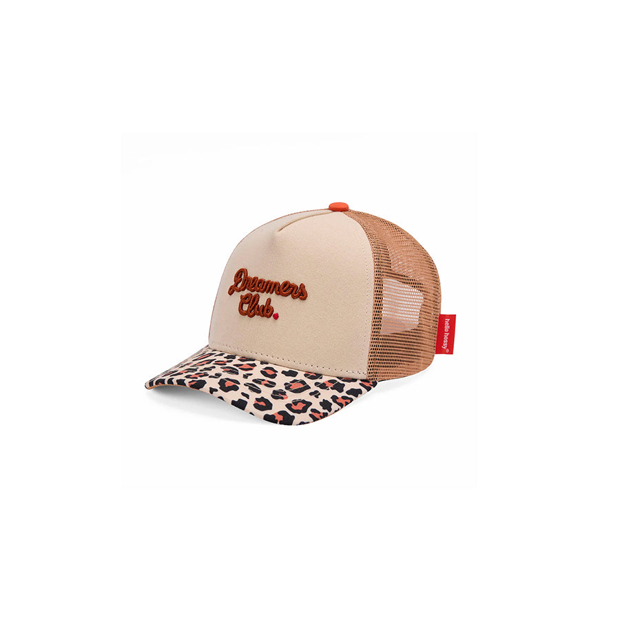Hello Hossy - Kappe "Leopard" für Kinder, Bio-Baumwolle / OEKO-Tex