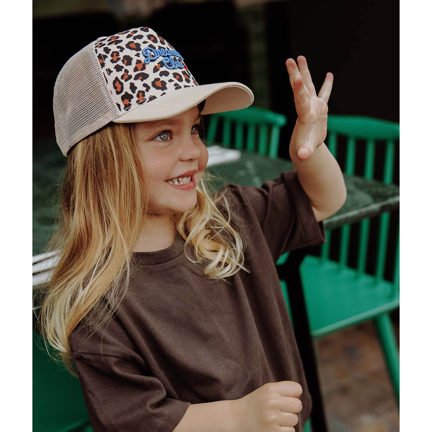 Hello Hossy - Kappe "Leopard" für Kinder, Bio-Baumwolle / OEKO-Tex
