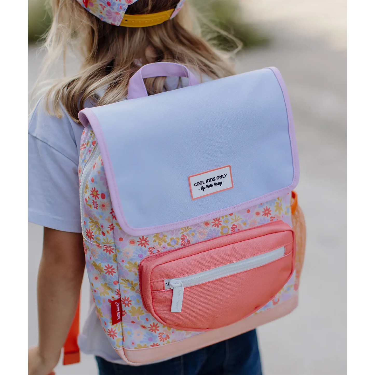 Hello Hossy - Rucksack "Retro Flowers" für Kindergarten, Schule & Kita