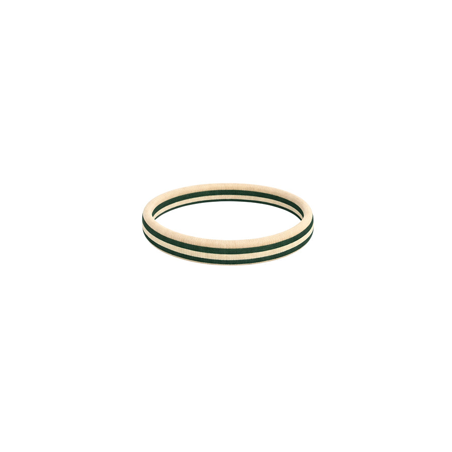 Herr & Frau Hempel – Haargummi „Lulu Beige-Green“ weich & ohne Metall