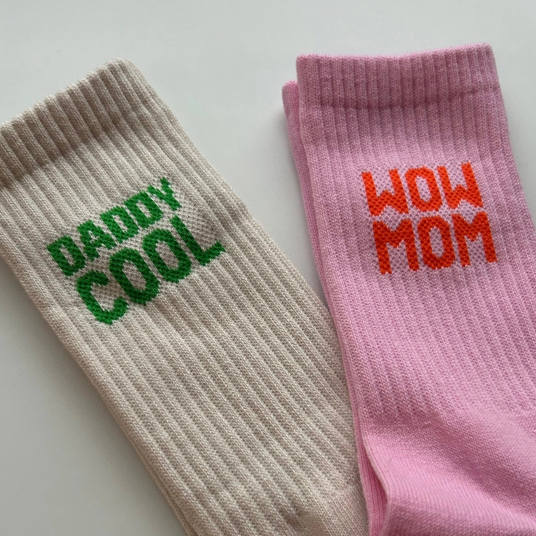 Herr & Frau Hempel – Socken „Wow Mom“ extra dick & kuschelig