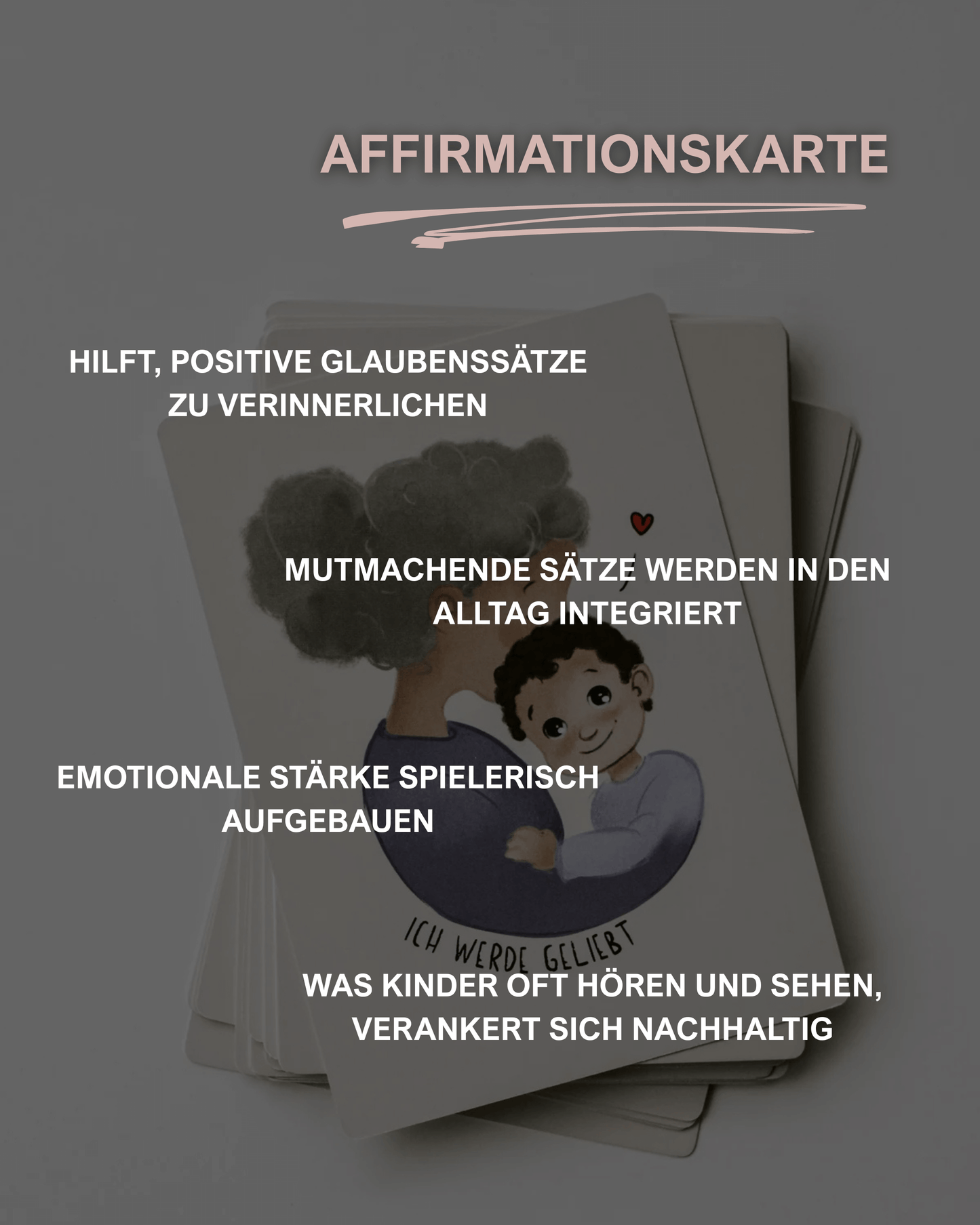 Inliebekind – Affirmationskarten „Kinderaffirmationen“ 46 Karten